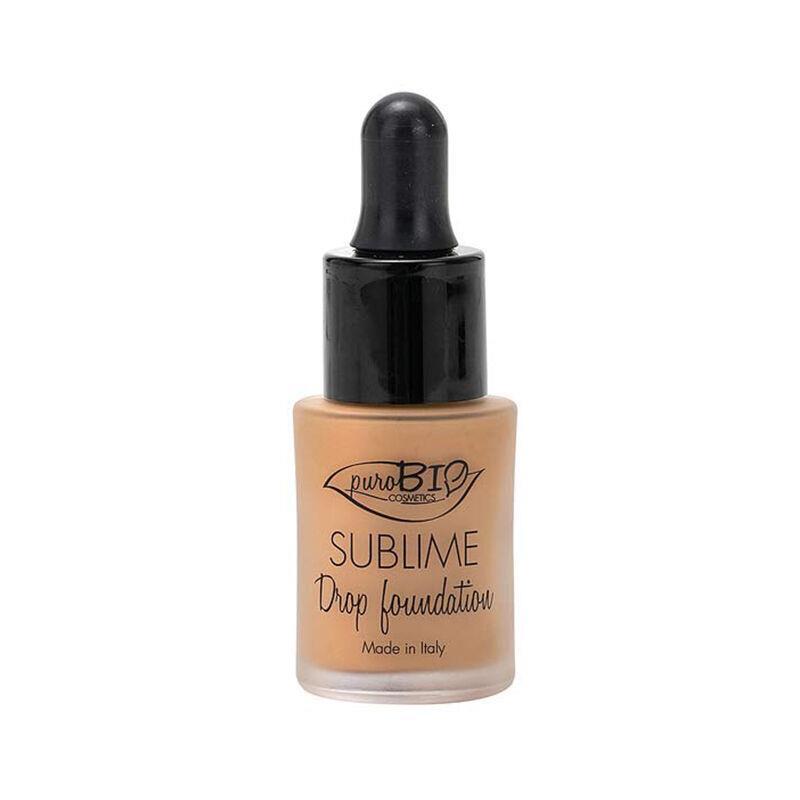 Purobio Sublime Drop Foundation 04 - Natural, Buildable Coverage Makeup with Antioxidant Benefits