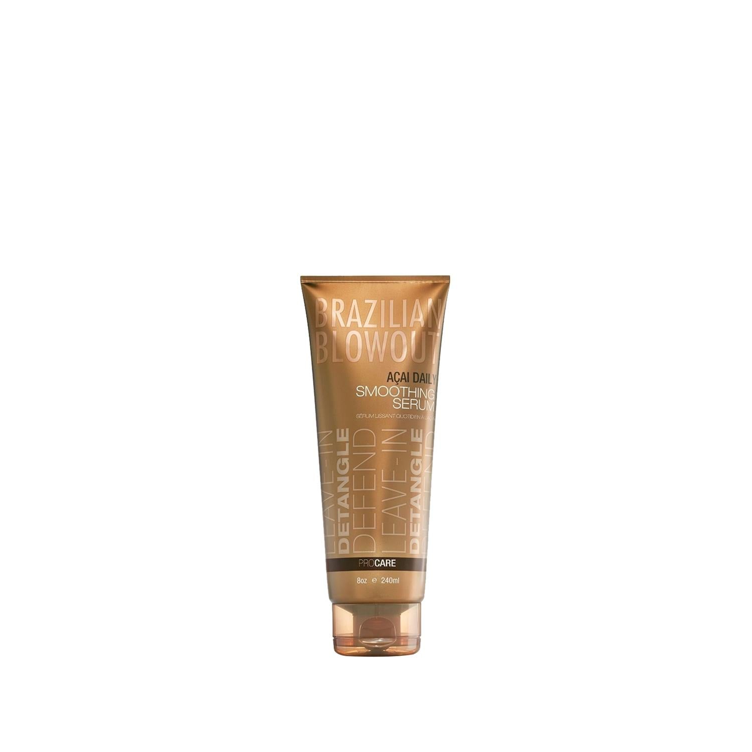 Brazilian Blowout Acai Daily Smoothing Serum - 8.12 fl oz Hair Smoothing Serum for Frizz Control & Daily Hair Care