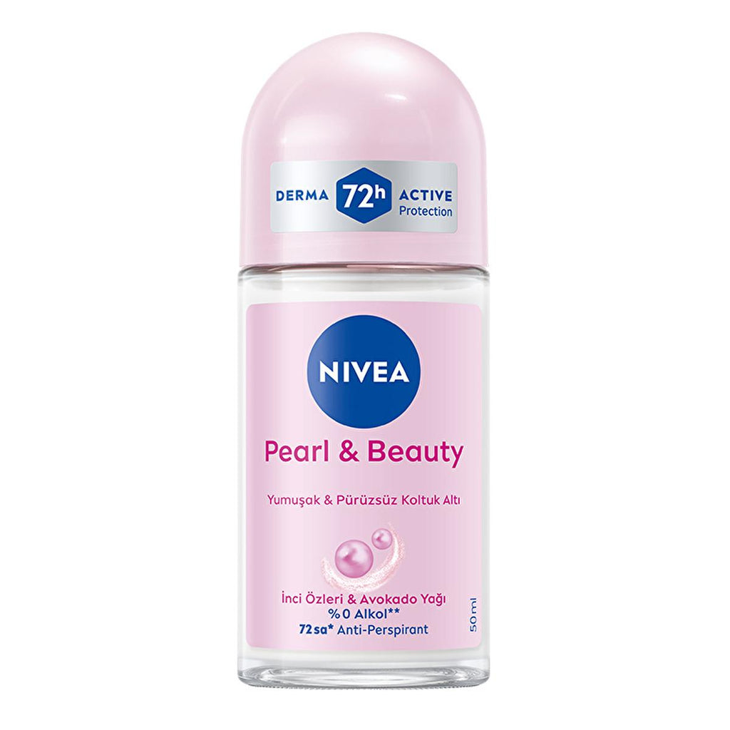 Nivea Women's Roll-on Deodorant Pearl & Beauty - Long Lasting Anti-Perspirant Protection