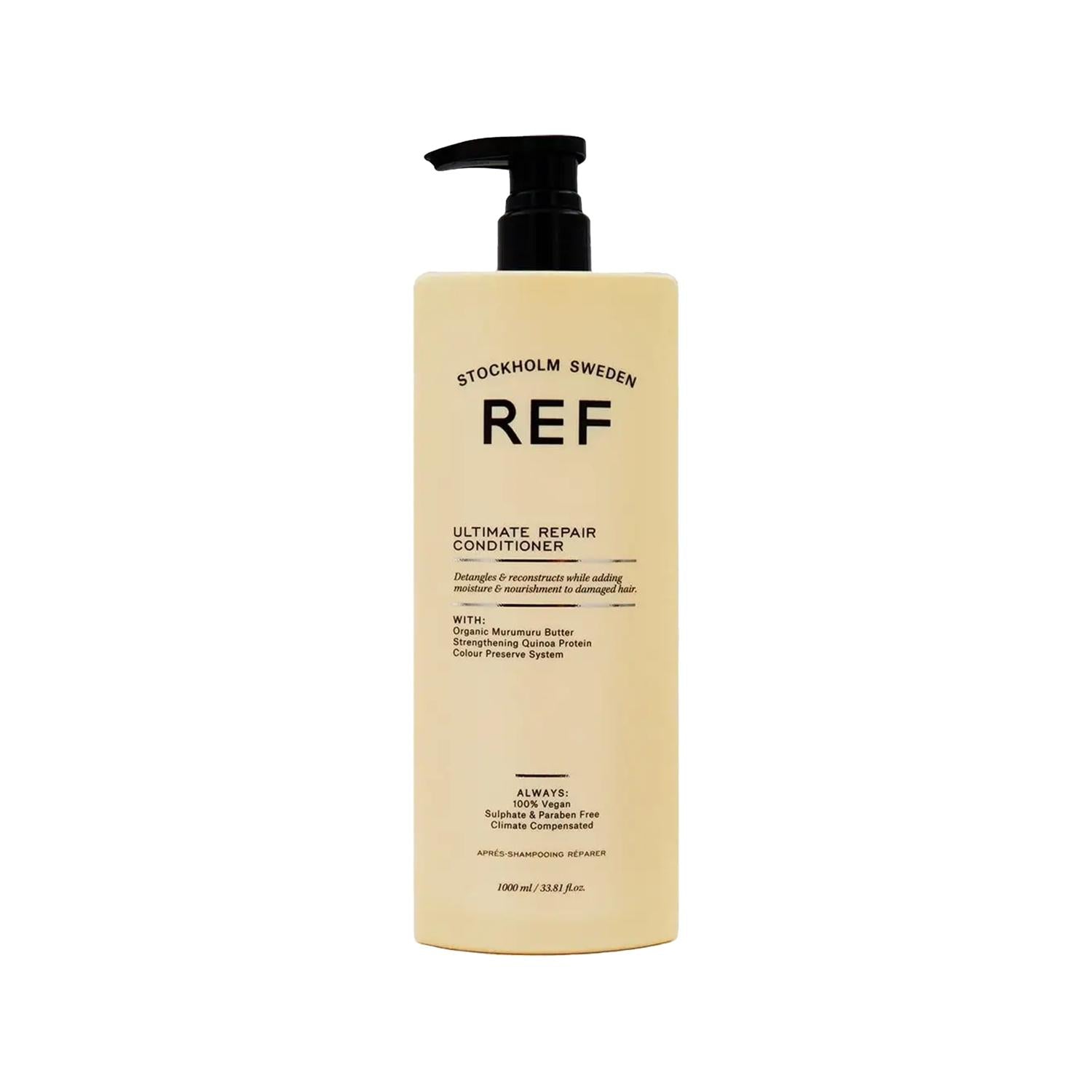 REF Ultimate Repair Hair Repair Cream for Damaged Hair - 1000ml Intensive Nourishment