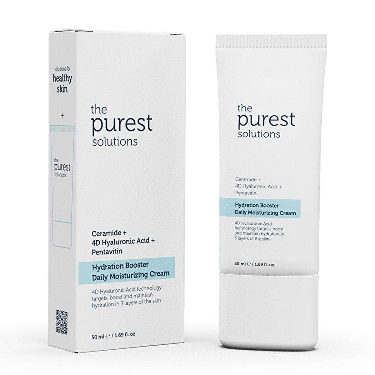 The Purest Solutions Moisturizing Face Cream with Hyaluronic Acid & Shea Butter - Anti-Aging Skincare for Dry Skin