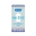 Durex Ultra Lubricated Condoms - Extra Thin, Natural Rubber Latex, 10 Count