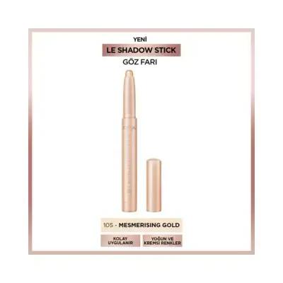 Loreal Paris Le Shadow Stick: Mesmerizing Gold Eyeshadow - Shimmer, Easy Application, Portable - Perfect for Beginners & Touch-Ups.