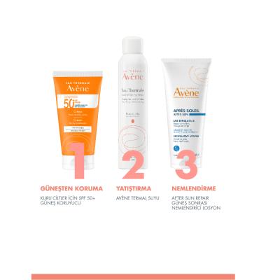 Avene Fragrance-Free Sunscreen Cream for Dry Skin SPF50+ - Water-Resistant & Moisturizing