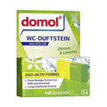 Domol Toilet Block Refill - Lemon Scented Toilet Freshener for Long-Lasting Freshness & Hygiene