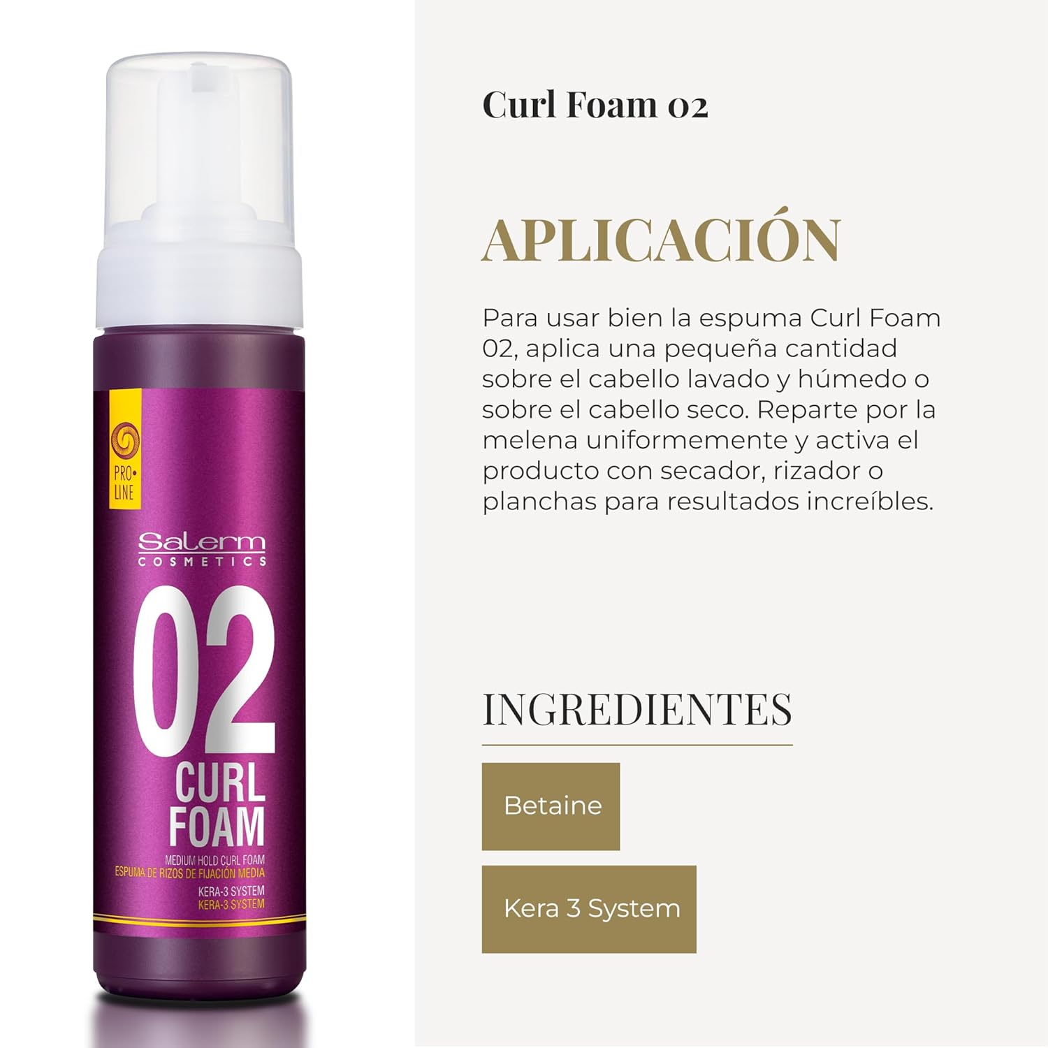 SALERM - Curly Hair Foam 6.8 oz