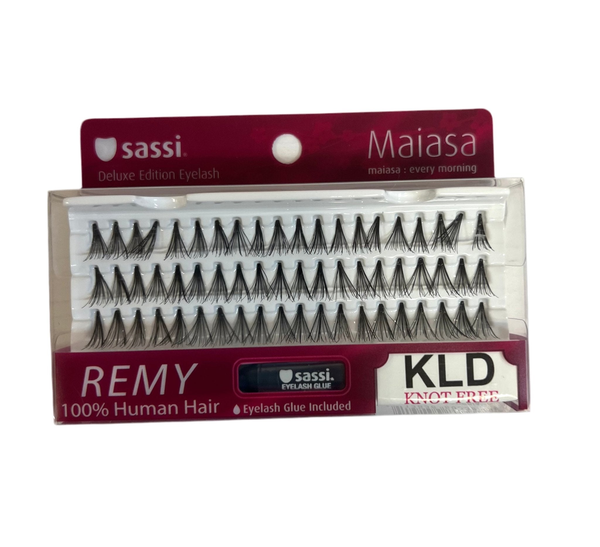 Sassi Individual Knot Free Long Double Eyelash + glue