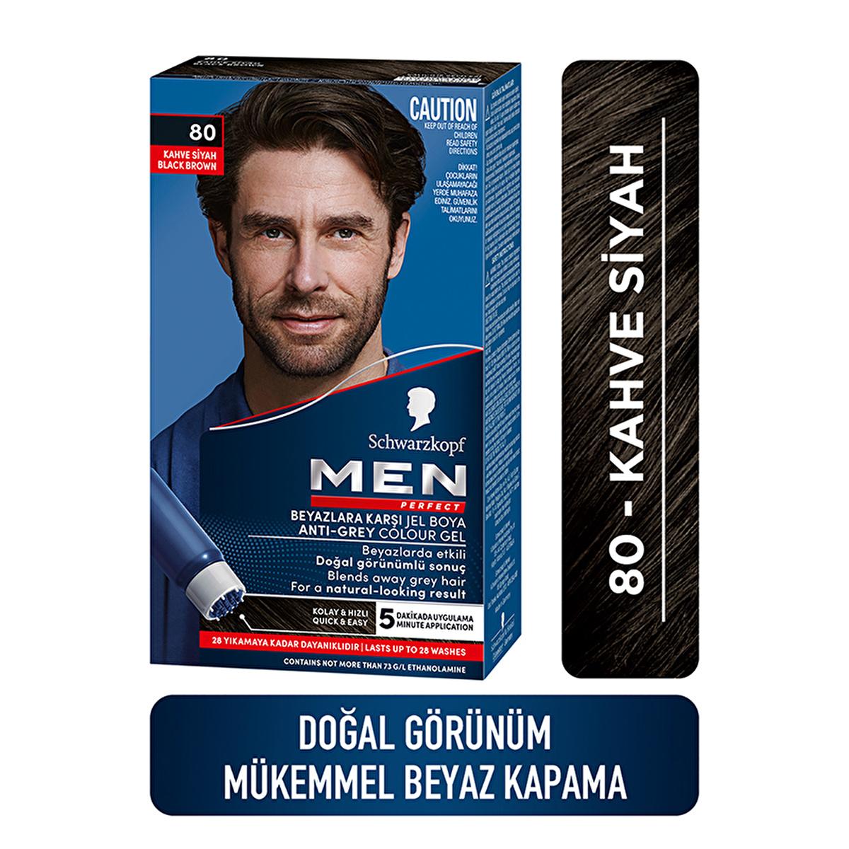 Men Perfect Hair Dye - Quick & Natural Looking Grey Hair Coverage for Men