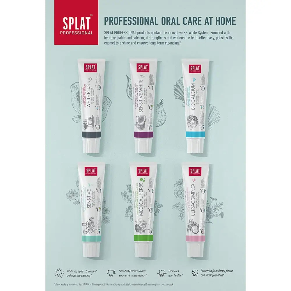 Splat Ultra Complex Toothpaste 100ml - Effective Oral Care | Fluoride-Free