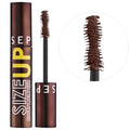 Size Up Volumizing Mascara: Vegan, Lengthening, & Buildable Formula for Dramatic Lashes - Black, Blue, Brown