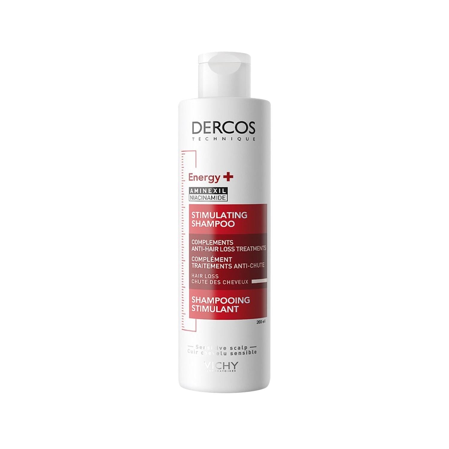 Vichy Dercos Energising Shampoo - Anti-Hair Loss, Energizing Hair Care, 6.76 fl oz