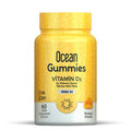 Ocean Gummies: Vitamin D3 1000 IU - Delicious Orange Flavored Chewable Gummies for Adults & Kids - Natural Supplement for Vitamin D Deficiency