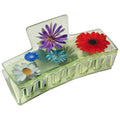 Chunks Flower Power Hair Claw Clip - Secure, Stylish Hold for All Hair Types - Acetate, Plant-Based & FSC Certified