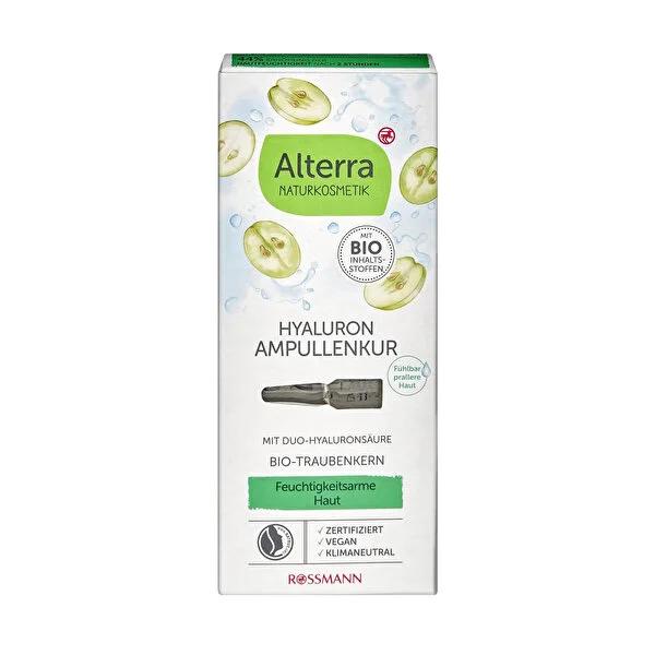 Alterra Hyaluronic Acid Ampoule Treatment - Natural Skincare for Dry Skin, Anti-Aging Moisturizer
