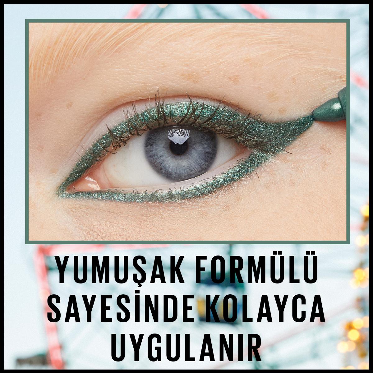 Maybelline Tattoo Liner Gel Eyeliner 301 Purple Pop - Long-Lasting, Waterproof Eyeliner for Vibrant Eye Makeup