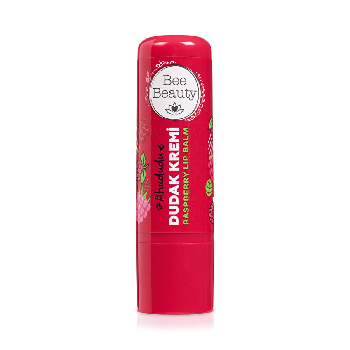 Bee Beauty Raspberry Lip Care Balm - Moisturizing, Natural, Shea Butter & Vitamin E Enriched