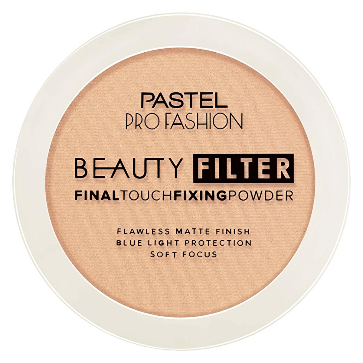 Pastel Profashion Fixing Powder 01: Blue Light Protection, Shine Control, & Wrinkle Blurring Face Makeup