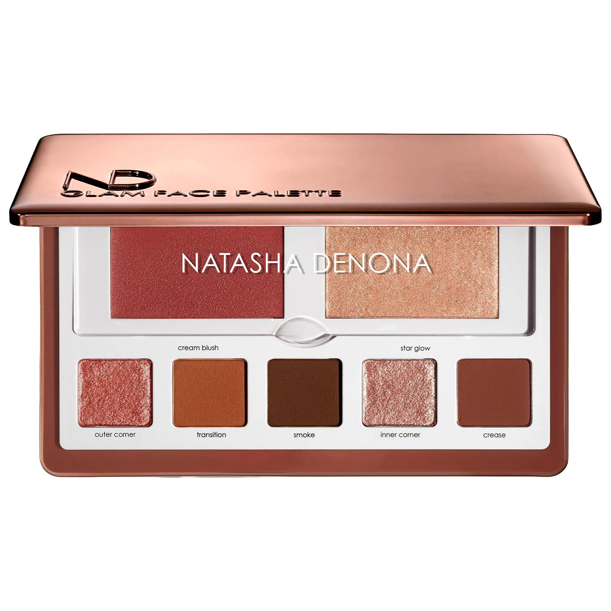 Glam Makeup Palette - Cruelty-Free, Paraben-Free Face & Eye Essentials with Luxurious Packaging
