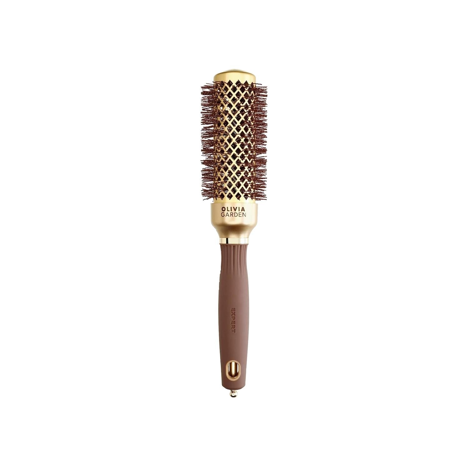 Olivia Garden Expert Blowout Shine Hair Brush: Wavy Bristles for Salon-Quality Blowouts & Enhanced Shine