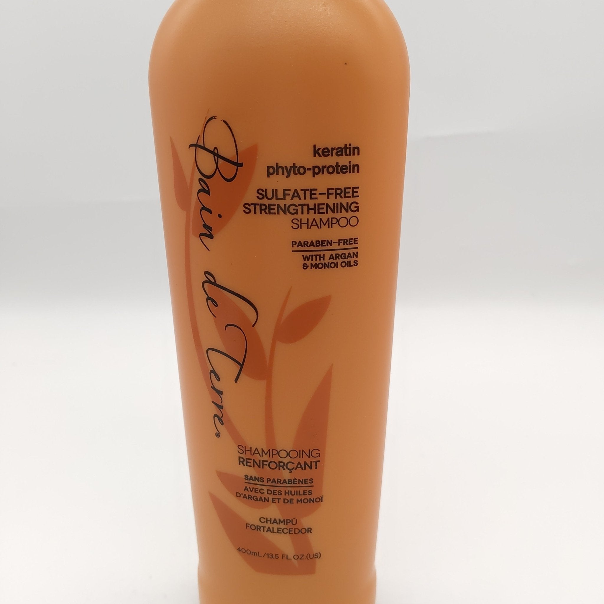 Bain de Terre Keratin Phyto-Protein Sulfate-Free Strengthening Shampoo 13.5 fl oz