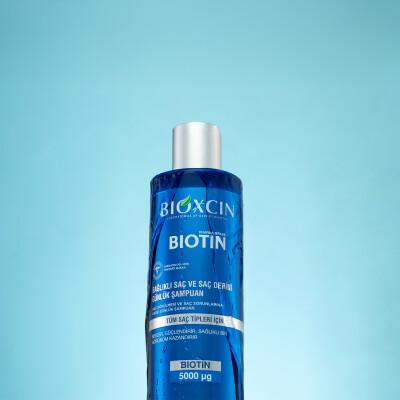Bioxcin Biotin Supplement and Shampoo Set for Hair Loss Treatment and Hair Health Support