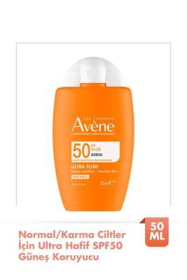 Avene Ultra Fluide SPF50+ Sunscreen: Invisible Protection for Normal & Combination Skin | Non-Greasy, High UVA/UVB Defense