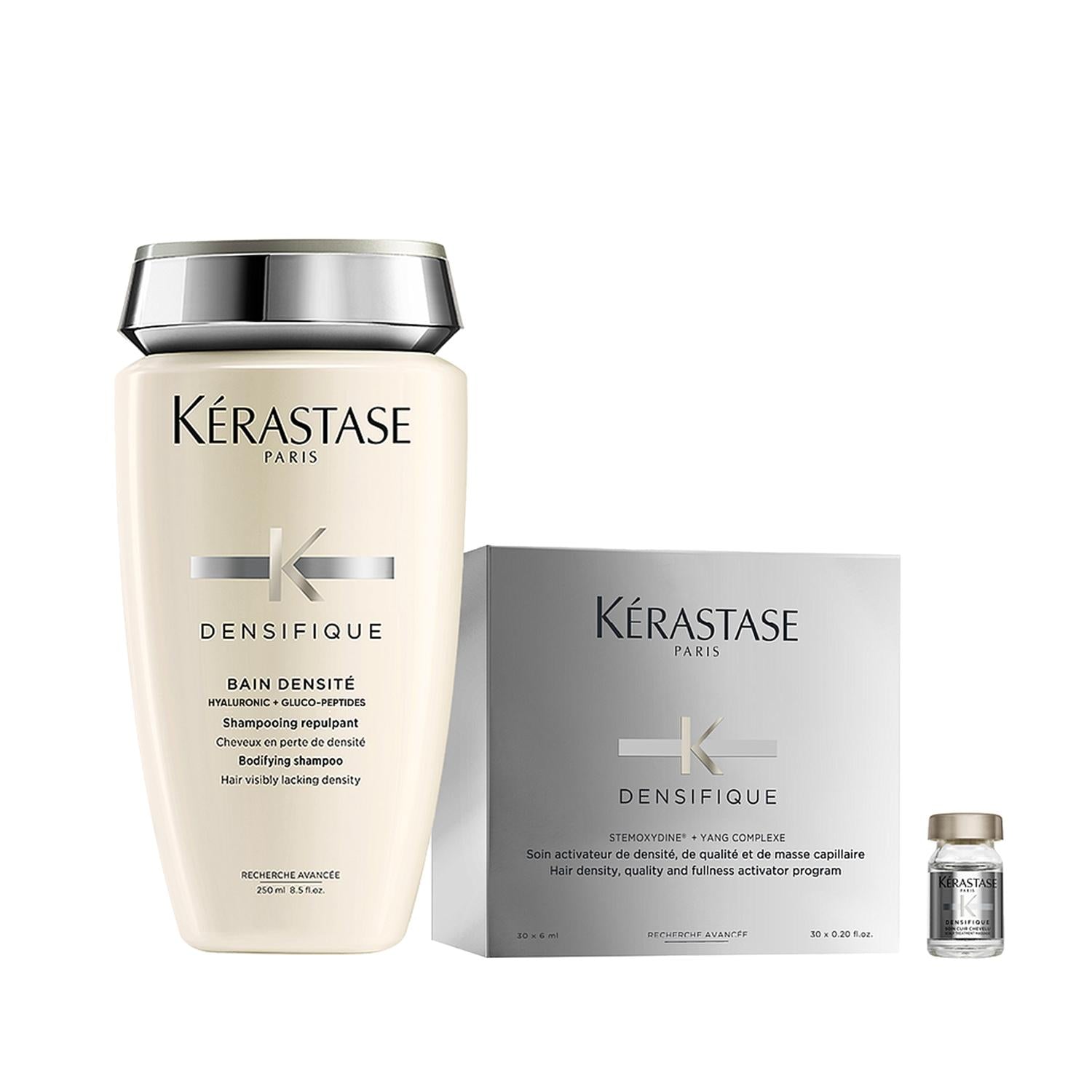 Kerastase Densifique Hair Densification Treatment Kit with 30x6 ml Ampoules & 250 ml Densifying Shampoo