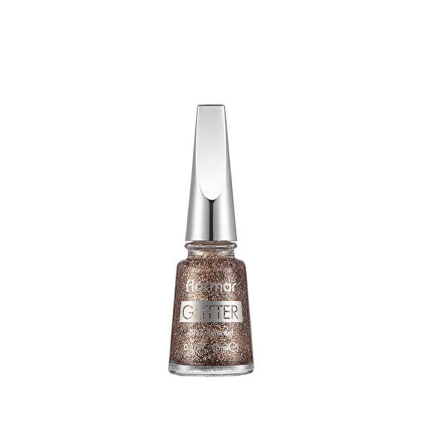 Flormar Glitter Nail Polish No: 43 - Shiny Decorative Nail Art Cosmetics