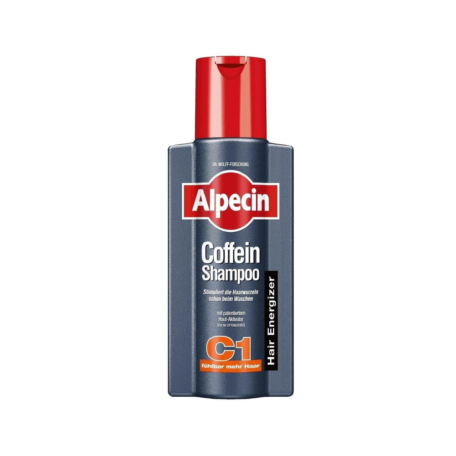 Alpecin C1 Anti-Hair Loss Shampoo with Caffeine - 250ml, Stimulates Hair Growth & Reduces Hair Loss
