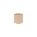 Oioi Silicone Baby Cup - Easy Grip, Sterilizer & Microwave Safe, 6+ Months - Bubble Beige