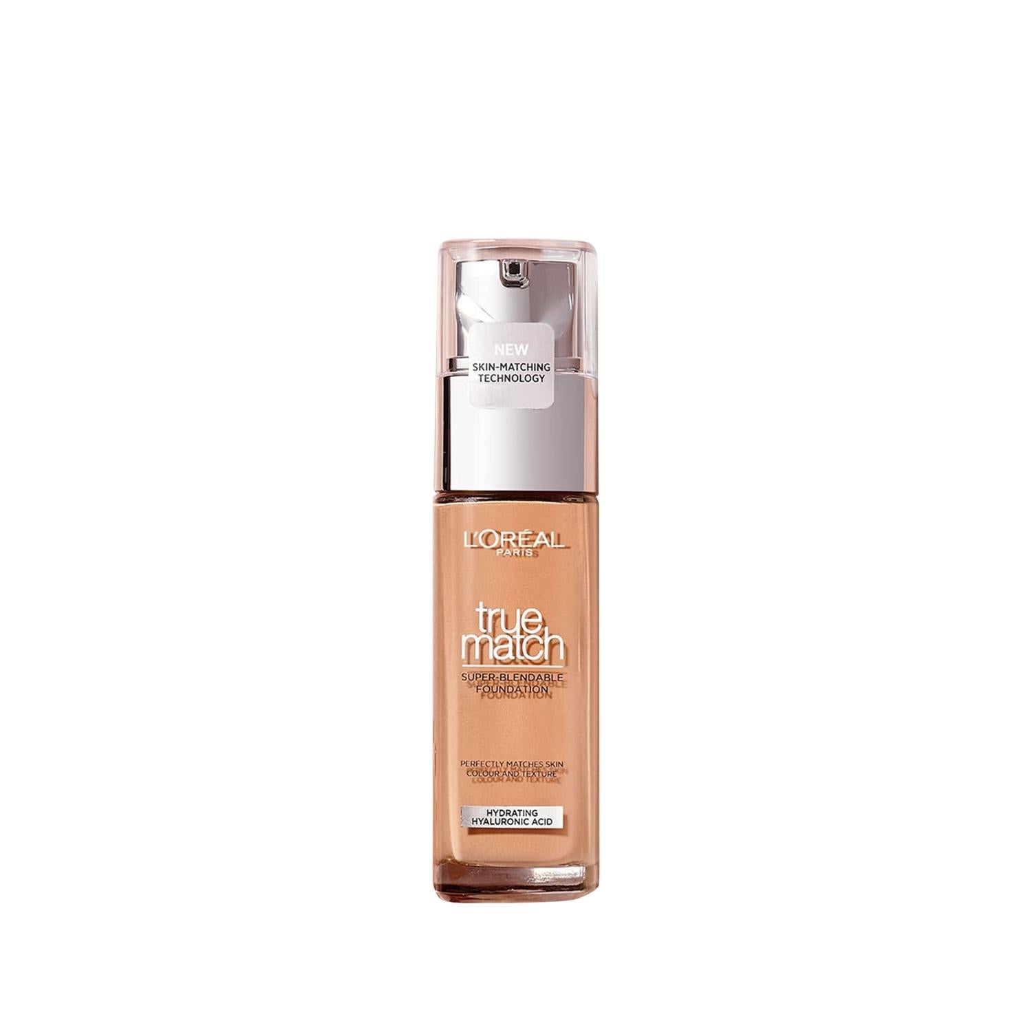 Loreal Paris True Match Foundation Makeup - Natural Coverage, Skincare Benefits - 1C Cold Undertone