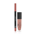 Golden Rose Matte Lipkit Warm Sable - Long-Lasting Liquid Lipstick & Lipliner Set