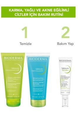 Bioderma Sebium Foaming Gel Active: Oil Control & Acne Defense - Gentle, Hypoallergenic Face Wash for Oily & Acne-Prone Skin (6.76 fl oz)