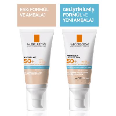 La Roche-Posay Anthelios UVmune 400 Tinted Sunscreen SPF 50+ - Hydrating, Sensitive Skin Friendly
