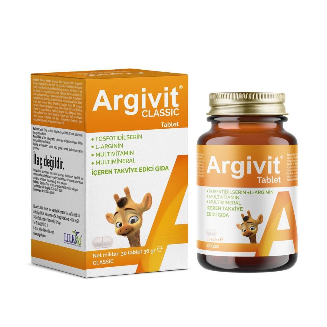 Argivit Multivitamin Supplement - 30 Tablets
