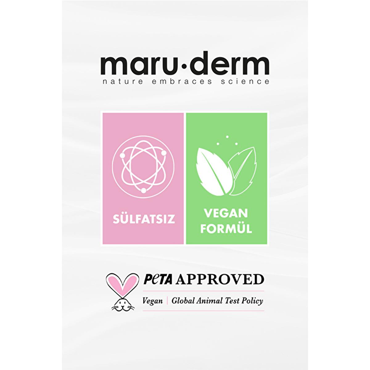 Maruderm Anti Hair Loss Shampoo: Sulfate-Free Formula for Hair Growth, Thinning Hair, and Strengthening with Biotin and Caffeine - 400ml