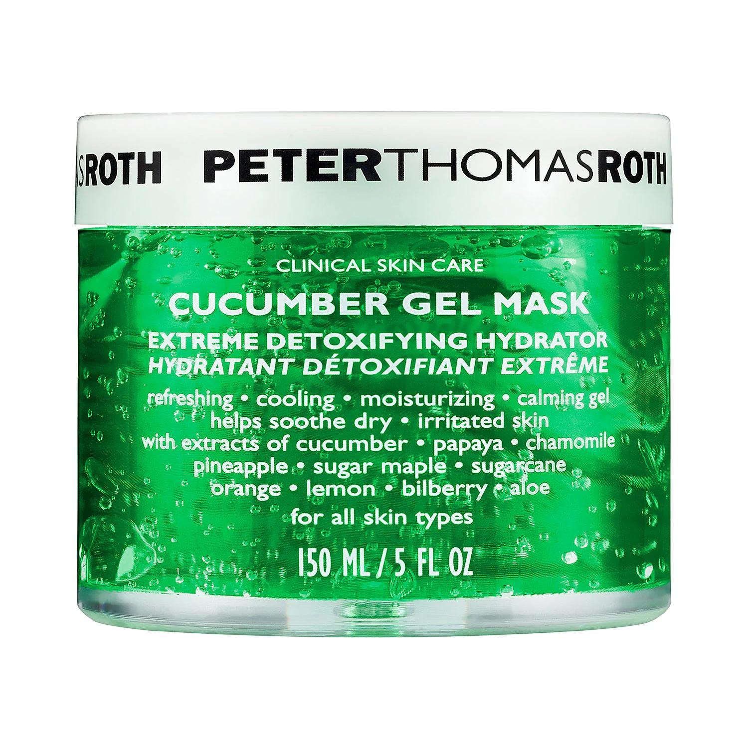 Cucumber Gel Mask Extreme Detoxifying Hydrator by Cucumber Gel Mask - Soothe, Hydrate & Detoxify with Natural Botanicals