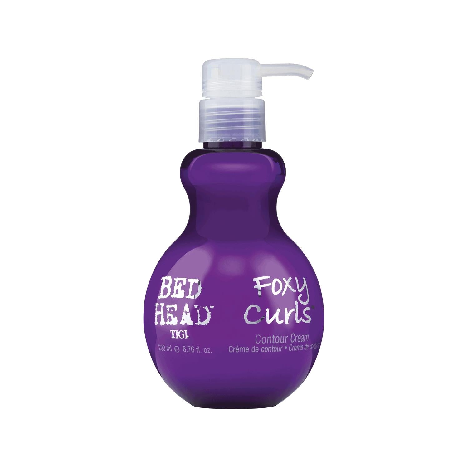 Tigi Bed Head Foxy Curls Contour Cream - Curl Defining Cream for Curly Hair, 6.76 fl oz