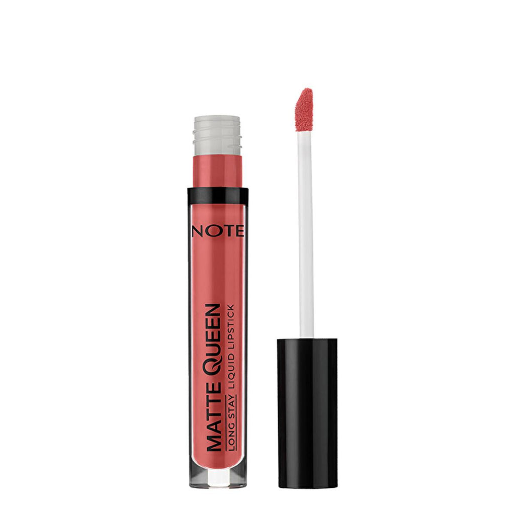 Note Cosmetics Matte Queen Liquid Lipstick - Long-Lasting, High-Pigment Matte Finish Lip Color for Makeup Enthusiasts