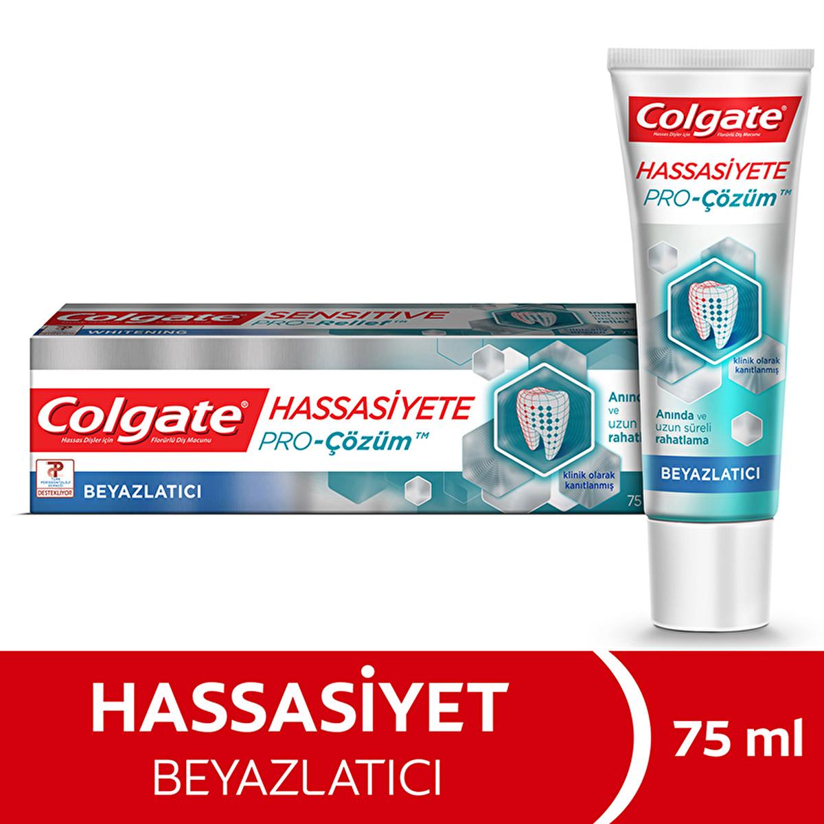 Colgate Pro-Solution: Whitening Toothpaste for Sensitive Teeth - Gentle Stain Removal & Lasting Relief