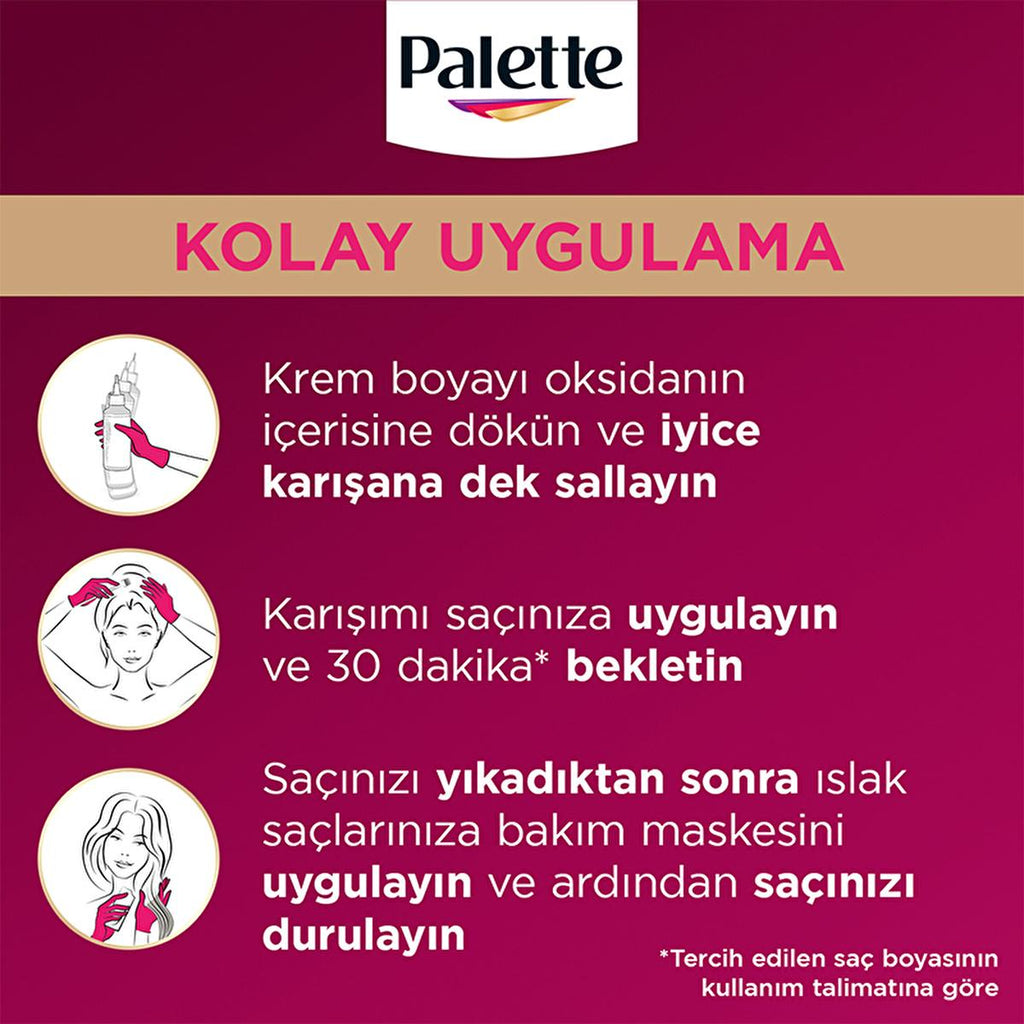 Palette Deluxe Hair Dye - Long-Lasting Rich Color & Nourishment for Vibrant Hair
