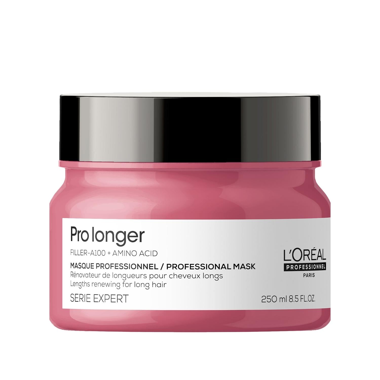 L'Oreal Professionnel Paris Serie Expert Pro Longer Hair Mask - Intensely Nourishes & Repairs Dry Hair Ends, 8.45 fl oz