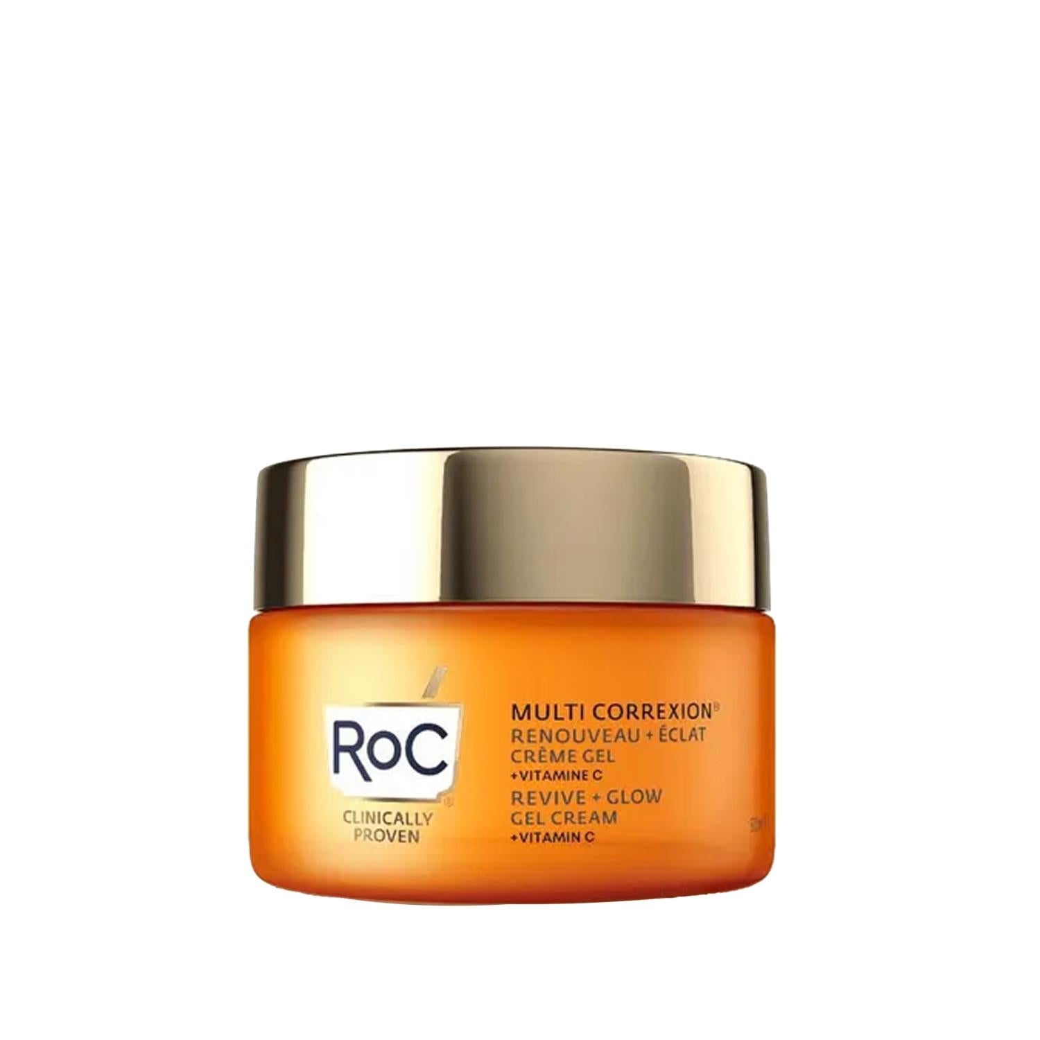 RoC Multi Correxion Revive Glow Moisturizer - Anti-Aging Facial Cream, Hydrating Skincare for Dry or Aging Skin, 1.69 fl oz