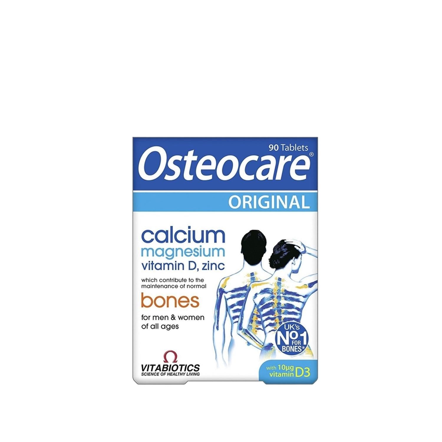 Vitabiotics Osteocare Original Calcium 90 Tablets - Bone Health Support Supplement