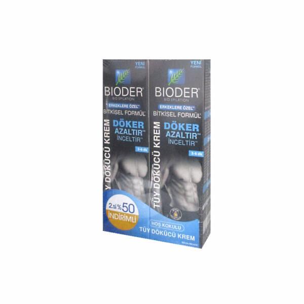 Bioder Men's Hair Removal Cream 100ml - Painless & Effective Body Hair Removal for Sensitive Skin