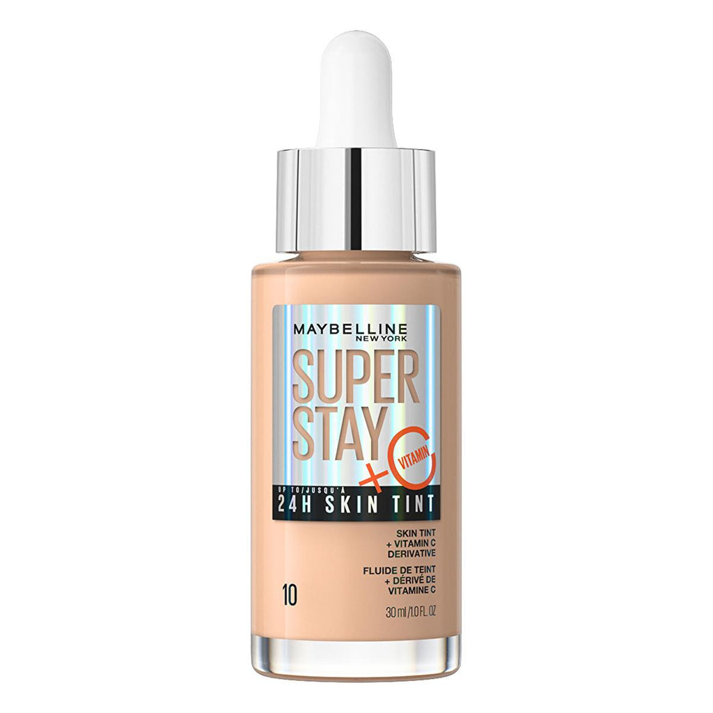 Maybelline New York Super Stay Vitamin C Skin Tint Foundation: Long Lasting, Light Coverage, Radiant, Natural Finish