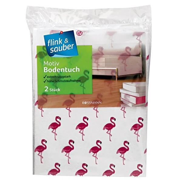 Flink & Sauber Microfiber Cleaning Cloths - 2 Pack, Absorbent, Machine Washable, Multi-Purpose Cleaning Cloths for Floor Cleaning