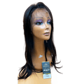 VIP Extensions Valerie 10A Off Black Straight Full Lace Wig, 22", One Direction Cuticle