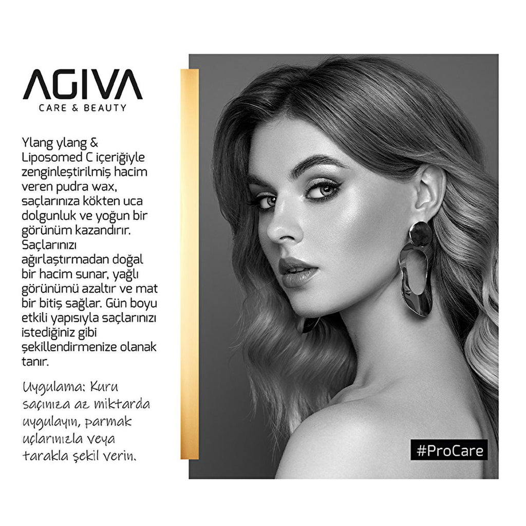 Agiva Milk Protein Hair Styling Powder: Volumizing, Oil Absorbing, Matte Finish Hair Volume Powder For Thicker, Fuller Hair