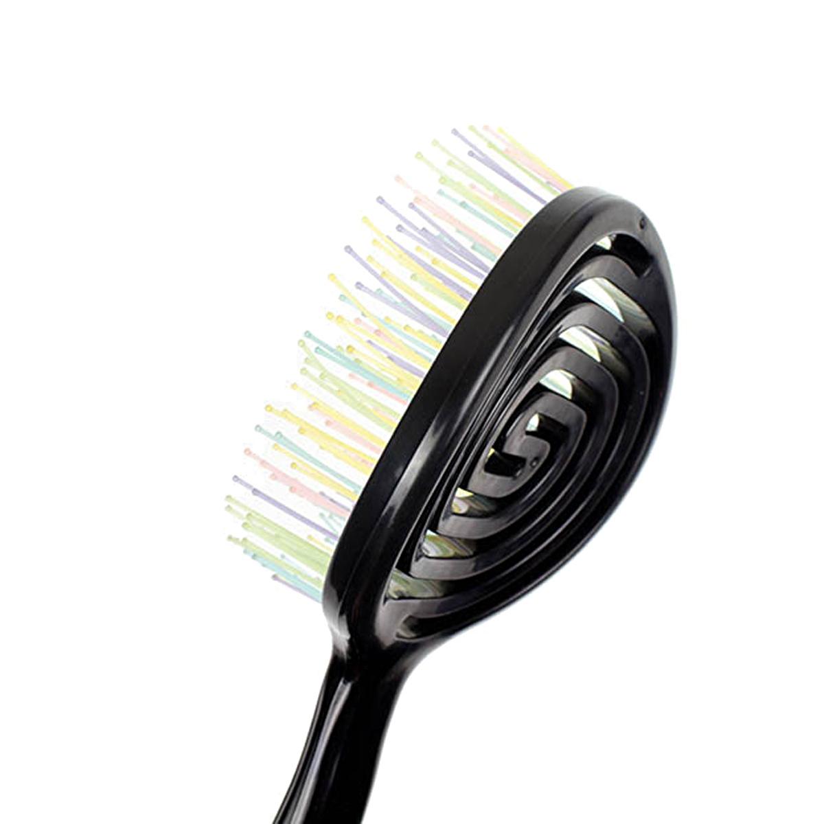 Nascita Pro Three-Dimensional Oval Hair Brush with GemTips Technology - Gentle Detangling, Anti-Static, Hair Care